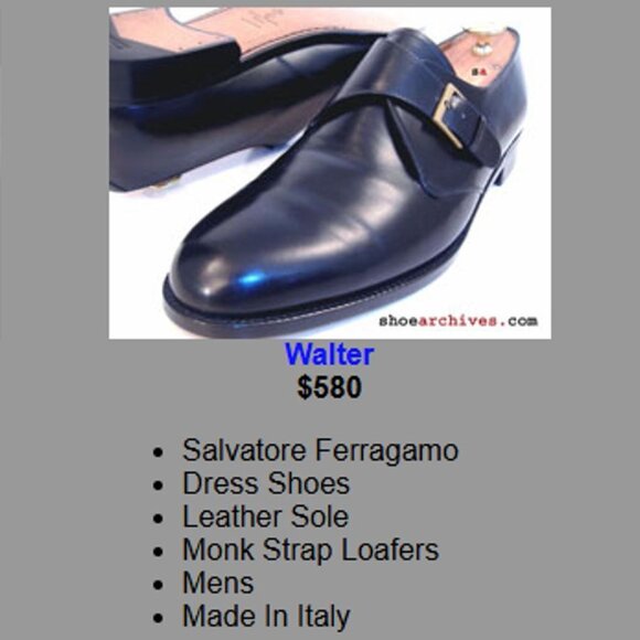 Salvatore Ferragamo Italy Dress Shoes Men's 9.5 Brown Leather Monk Strap Loafers - Picture 7 of 12